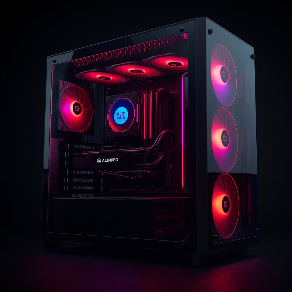 High-end gaming PC featuring an NVIDIA RTX 5080 and AMD Ryzen 9 9850X3D inside a white Corsair Frame 4000D case with red RGB lighting for 4K gaming.